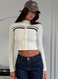 Slow It Down Long Sleeve Top Cream