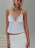 Honey Honey Top White