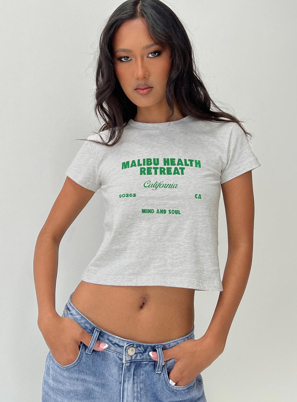 Malibu Retreat Tee Grey