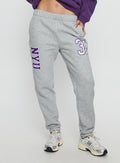 NYU Basic Sweatpants Heather Grey