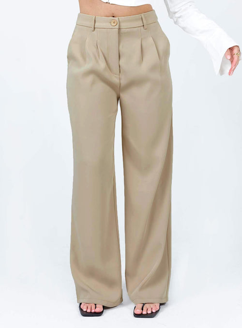Archer Pants Taupe Tall