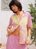 Sollene Top Pink / Yellow