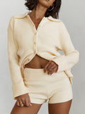 Jhett Knit Shorts Cream