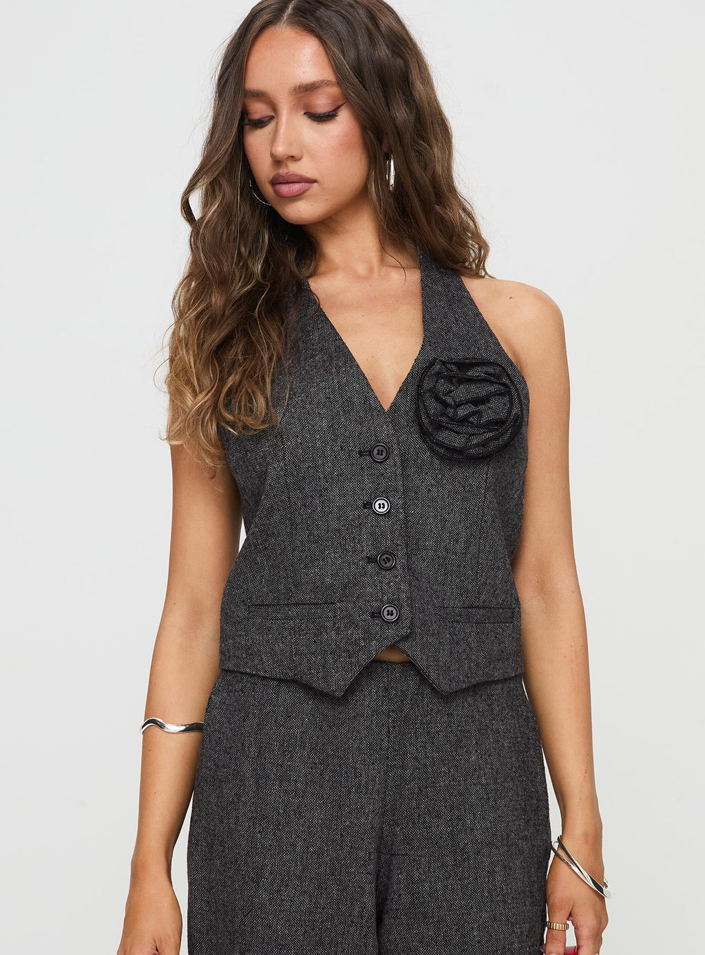 Joshy Top Charcoal
