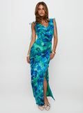 Symphonies Cowl Maxi Dress Multi