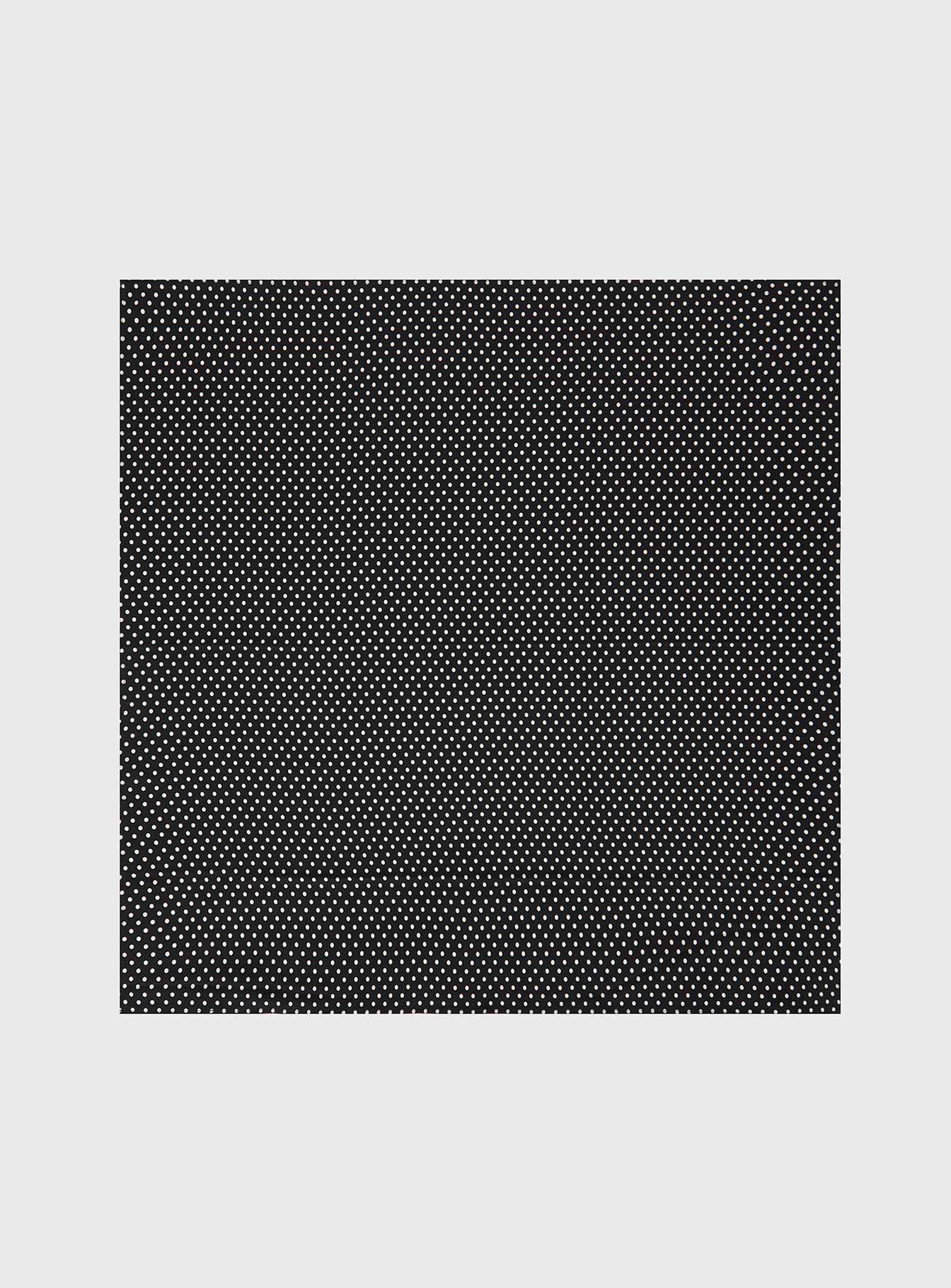 Nellie Scarf Black Polka Dot
