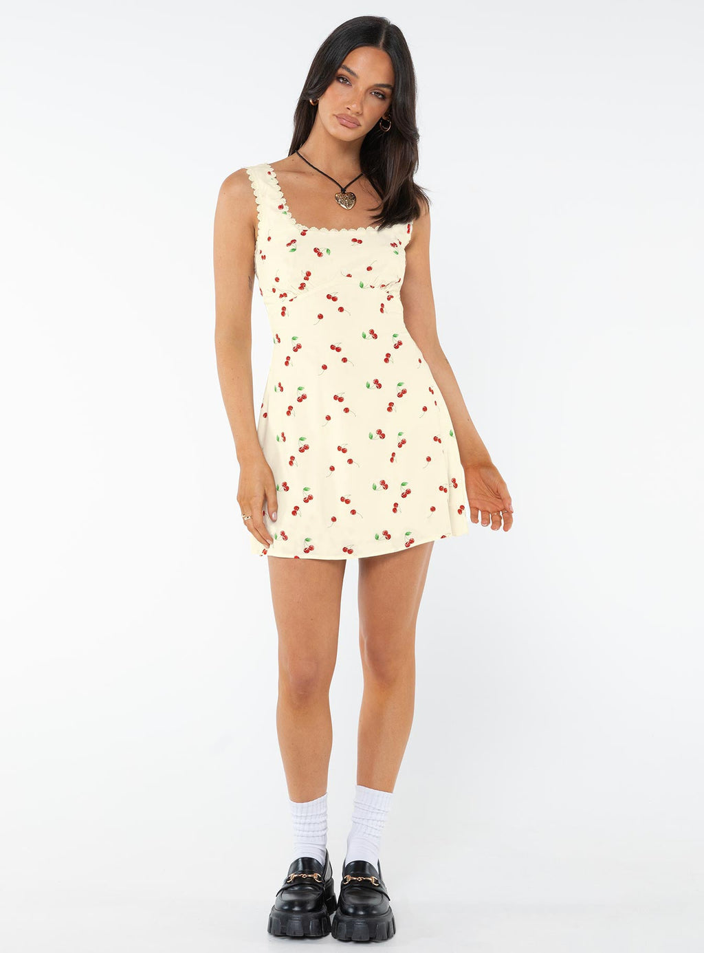 Dasha Mini Dress Cherry