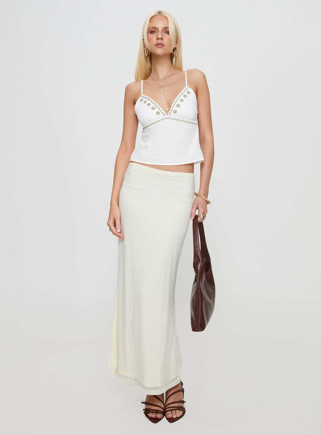 Honey Honey Top White