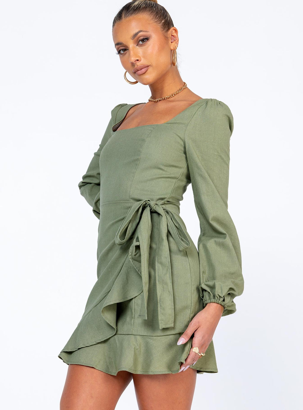The Villa Mini Dress Green