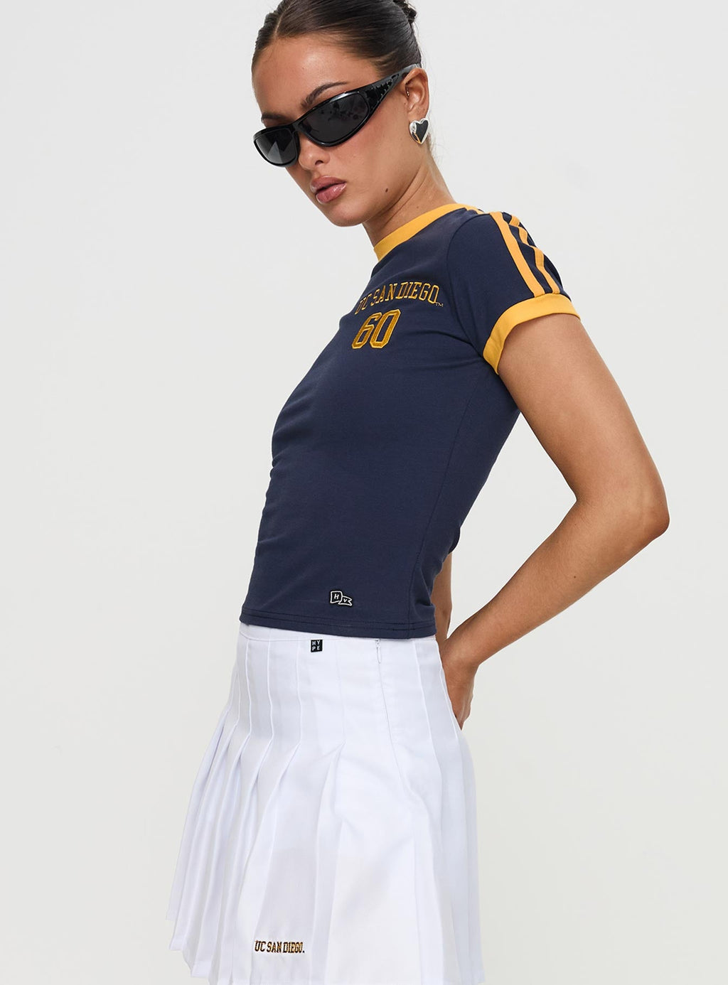 UCSD Goalie Baby Tee Navy