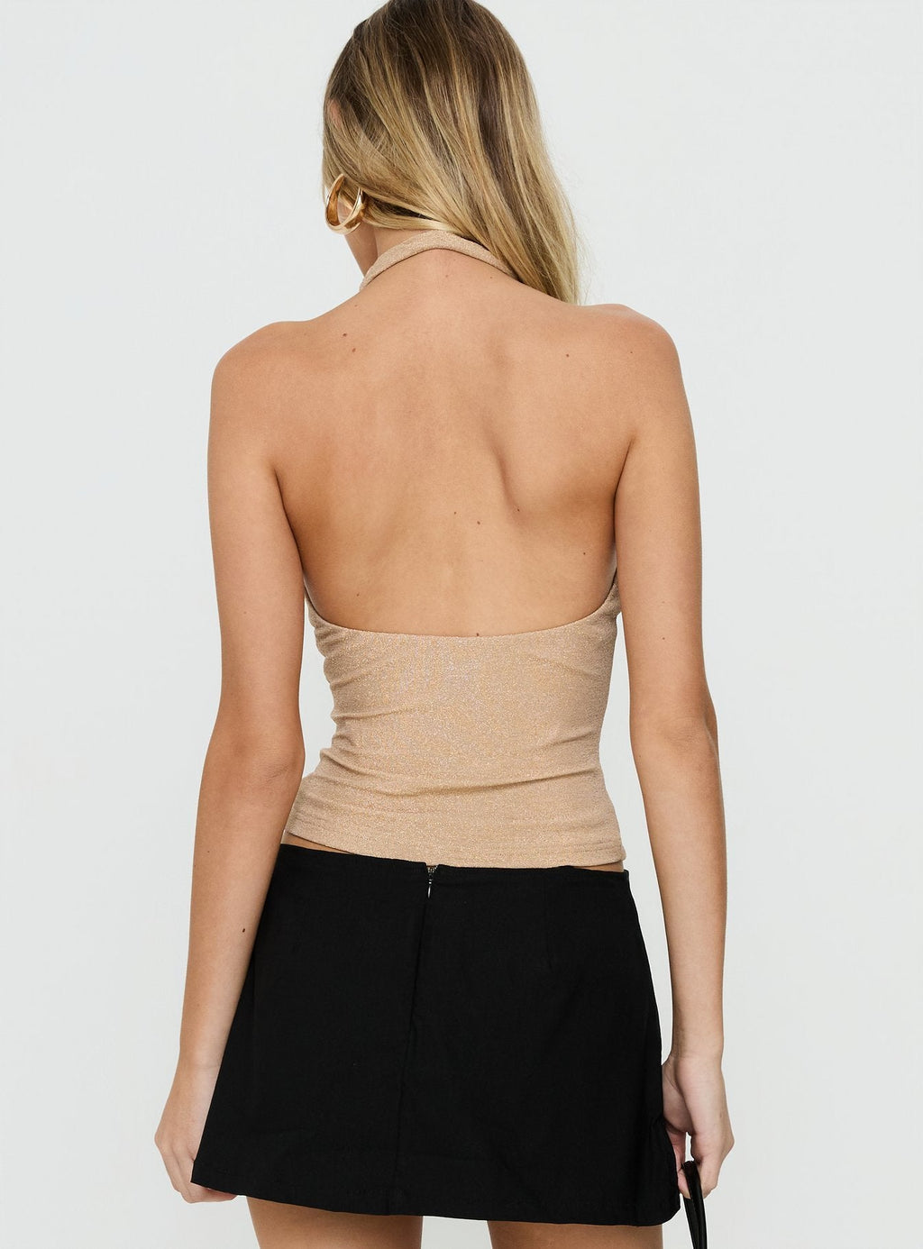 Giggle Top Gold Shimmer