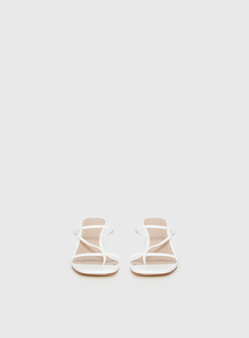 The Becka Heels White