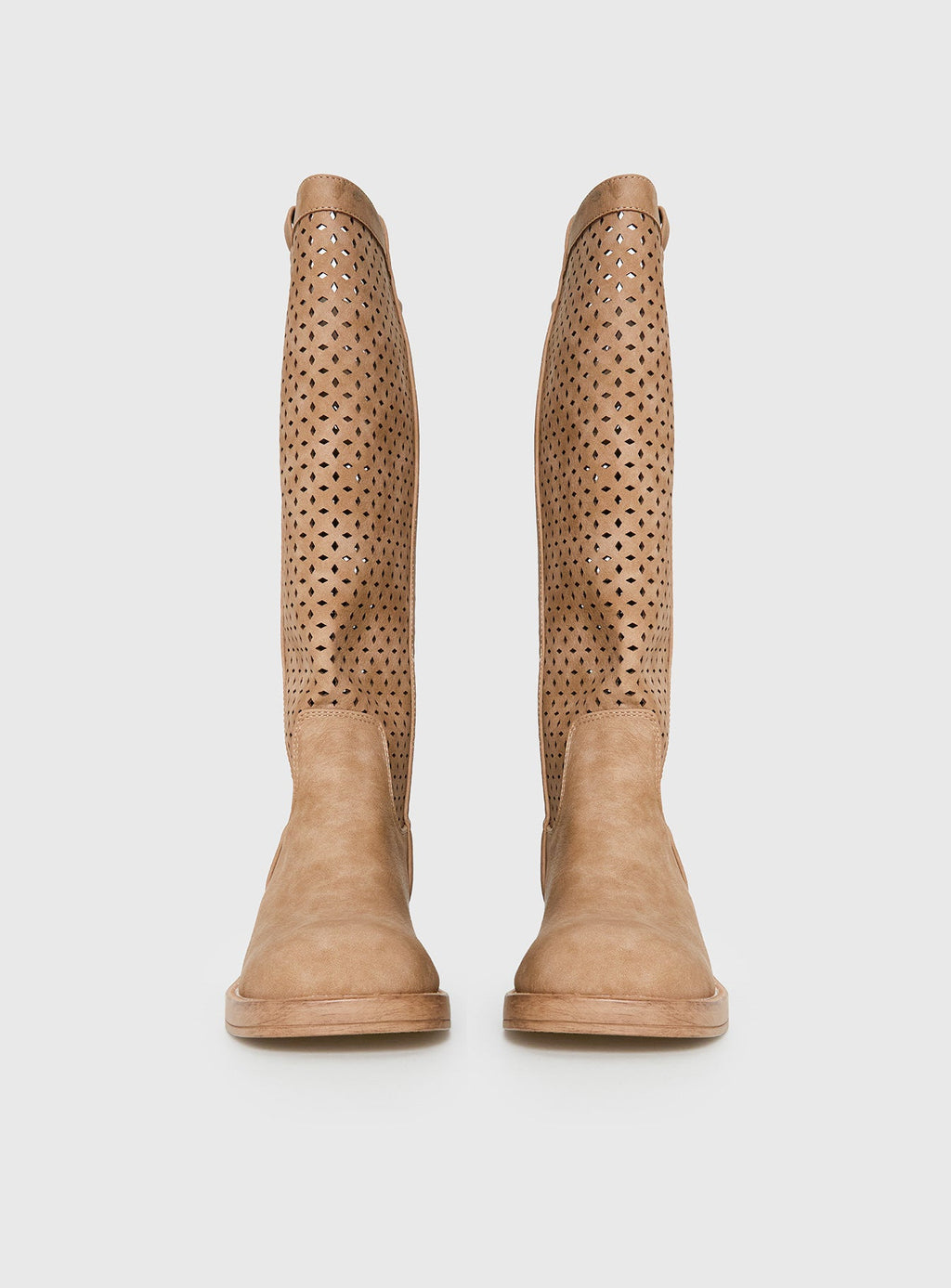 Therapy Festival Knee High Boots Natural