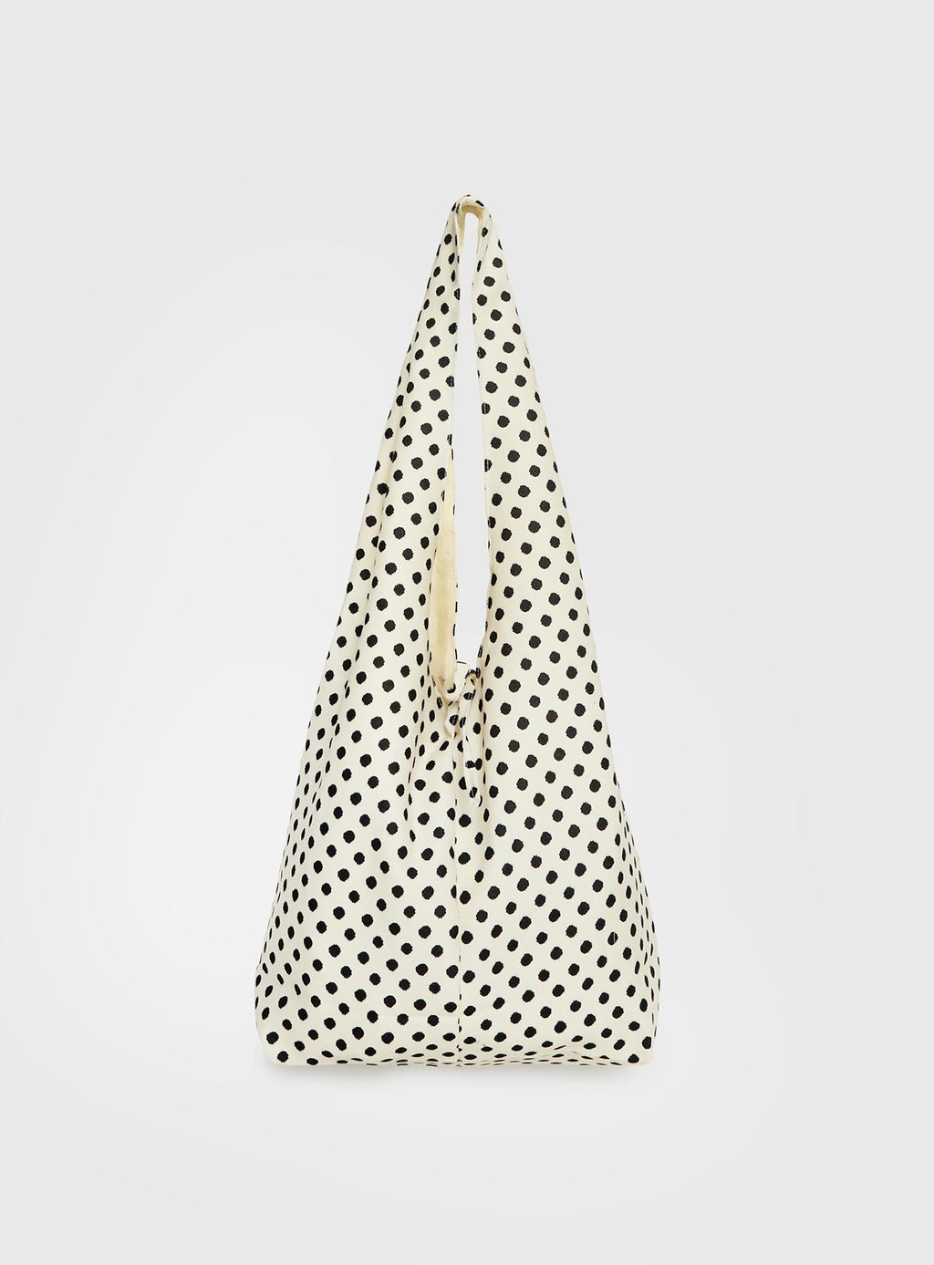 Sunday Sunrise Slouchy Bag White Polka Dot