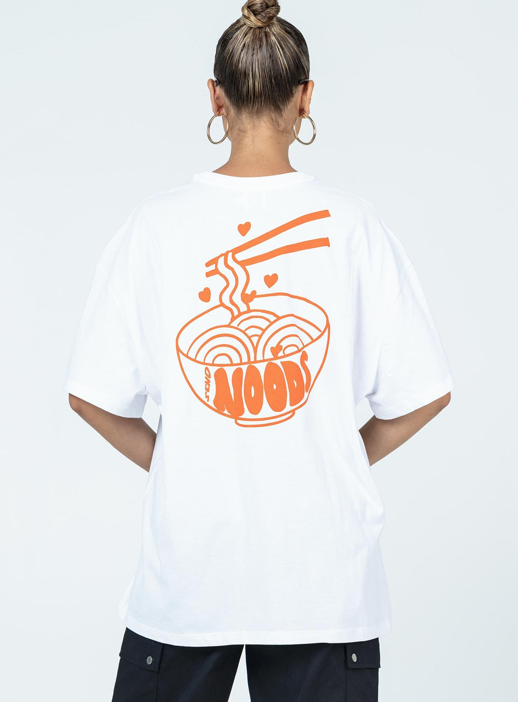 Noods Oversized Tee White