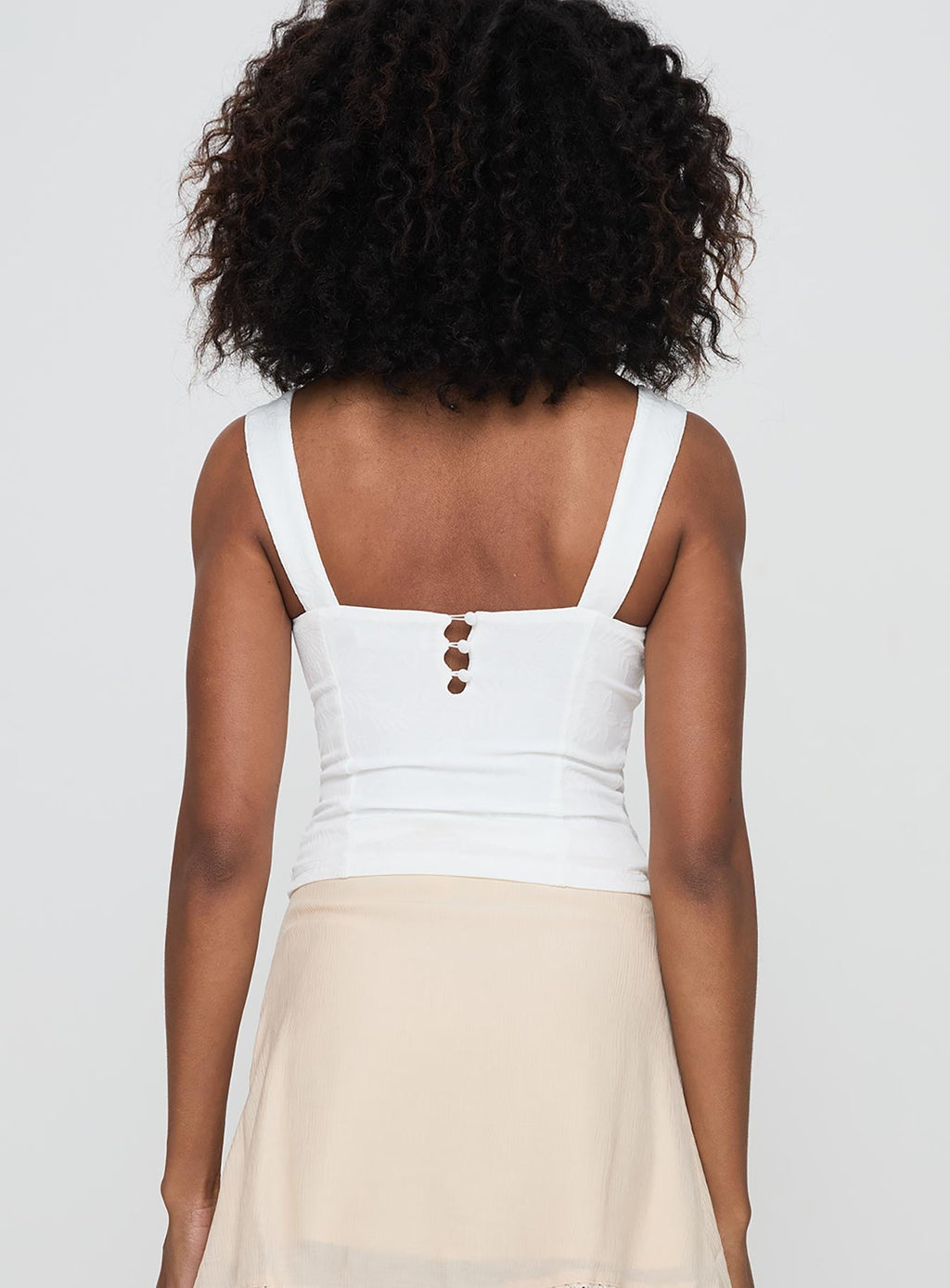 Hazeel Top White