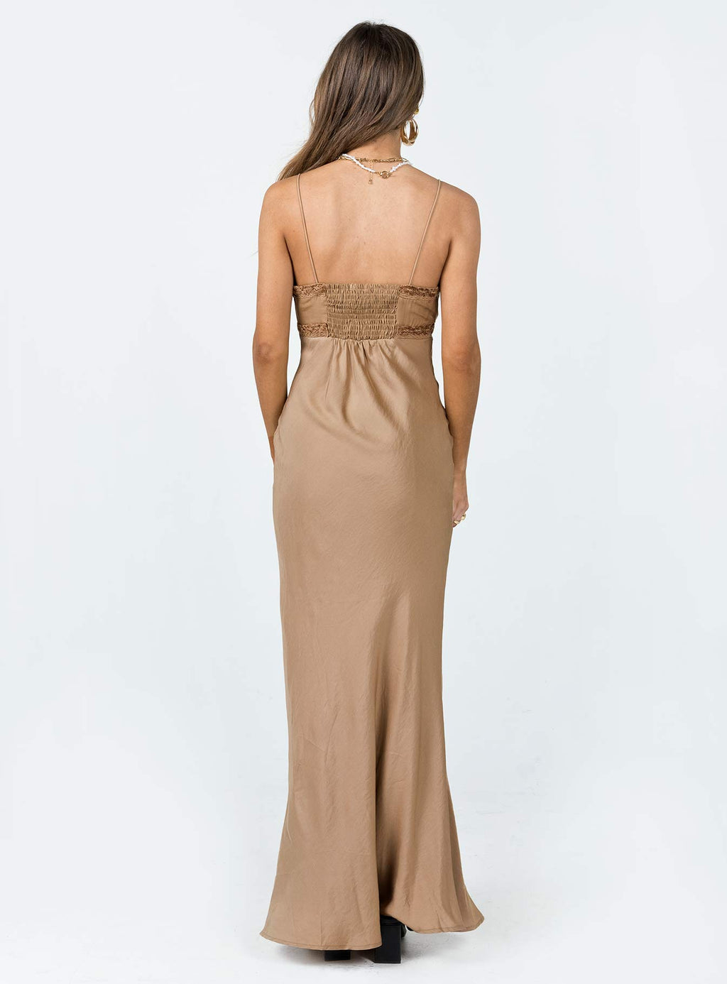 Emily Maxi Dress Brown