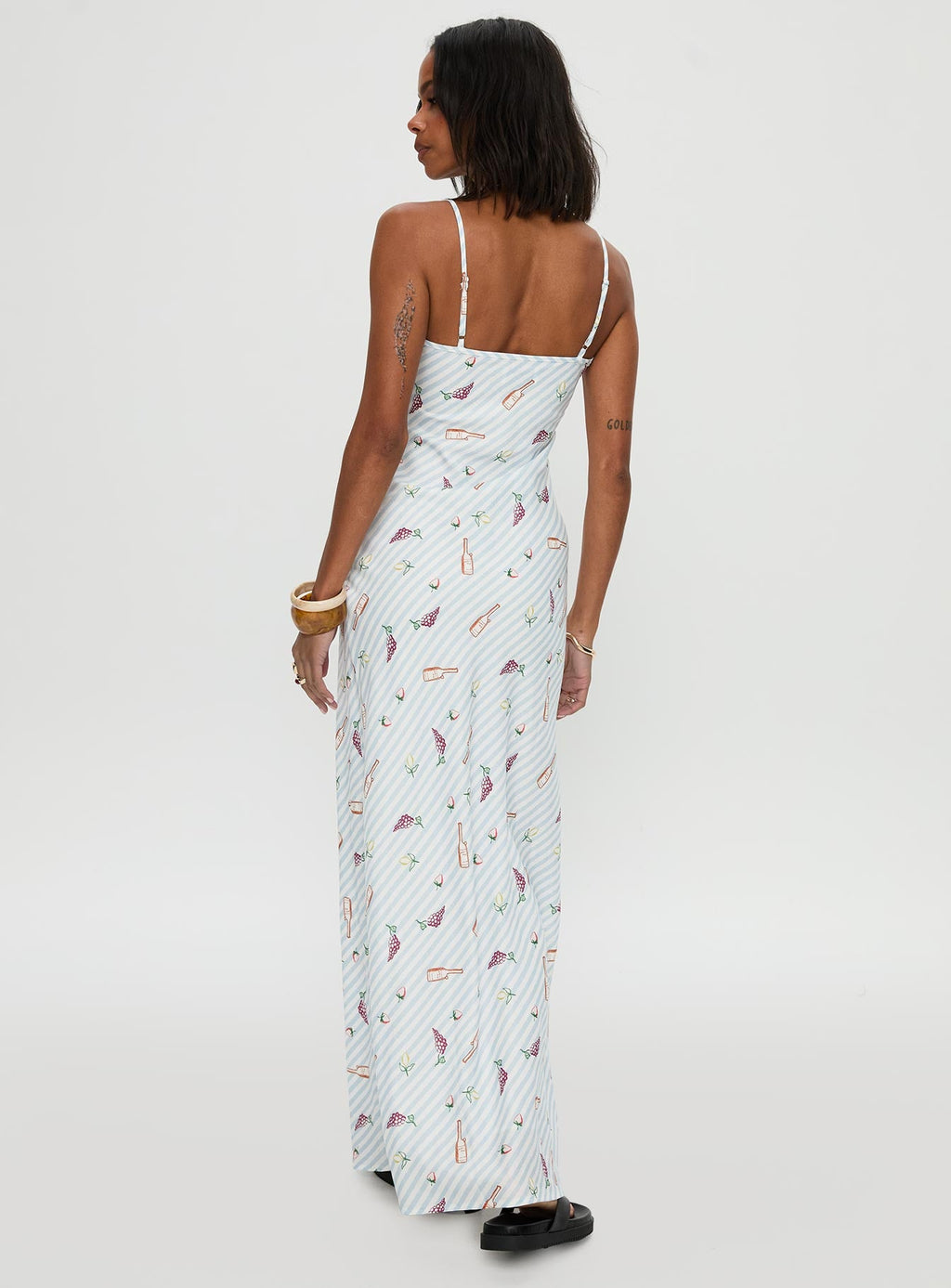 Charcuterie Maxi Dress Blue