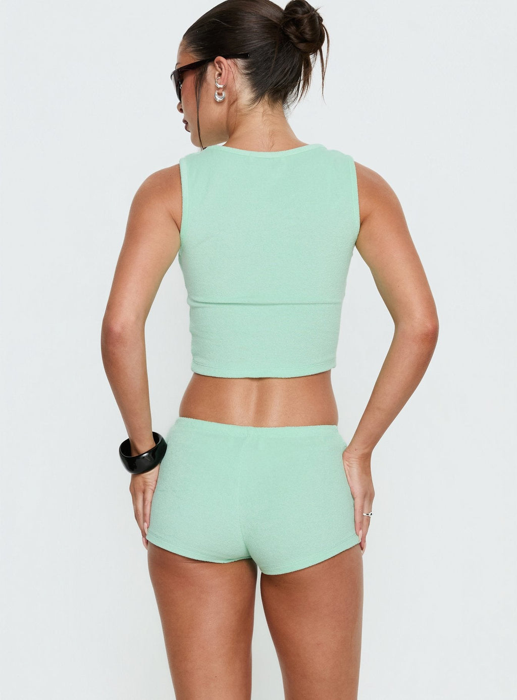 Henree Terry Set Mint Green