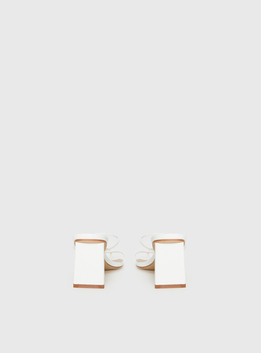 The Becka Heels White