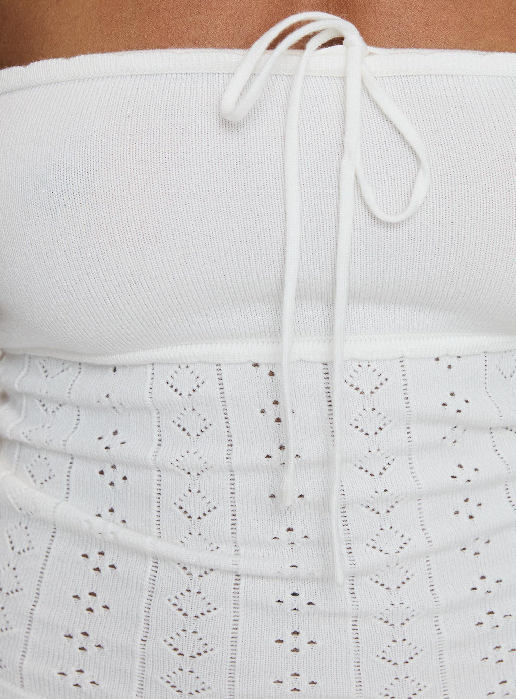 Seona Strapless Top White