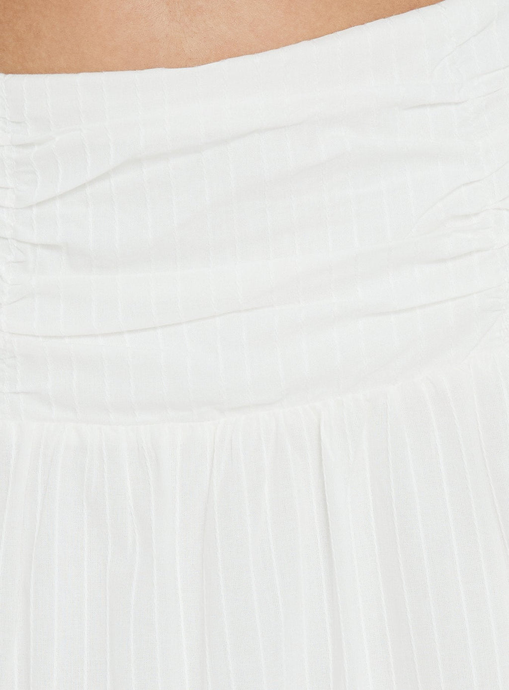 Silver Springs Midi Skirt White