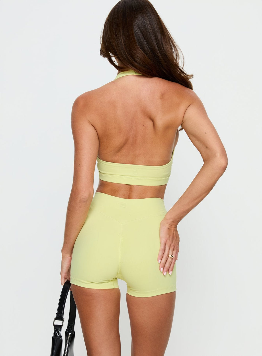 Final Form Active 4 Invisible Scrunch Shorts Lemongrass