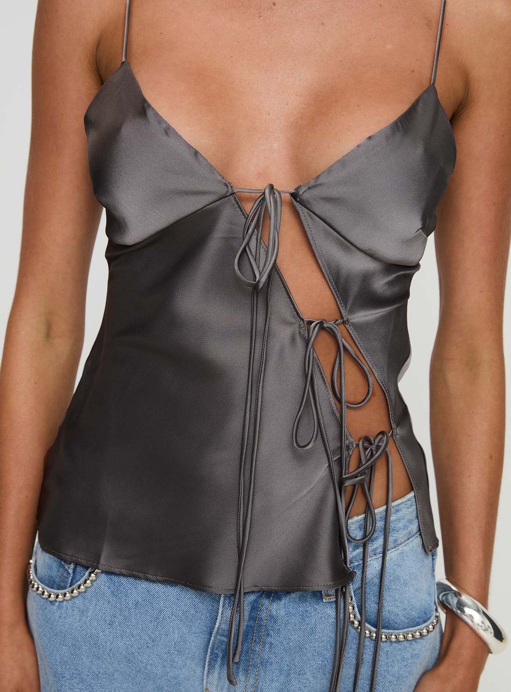 Mariah Top Grey
