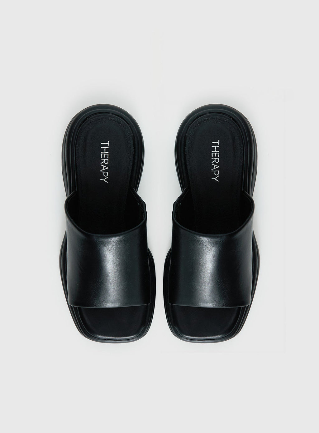 Therapy Flaunt Platform Sandals Black