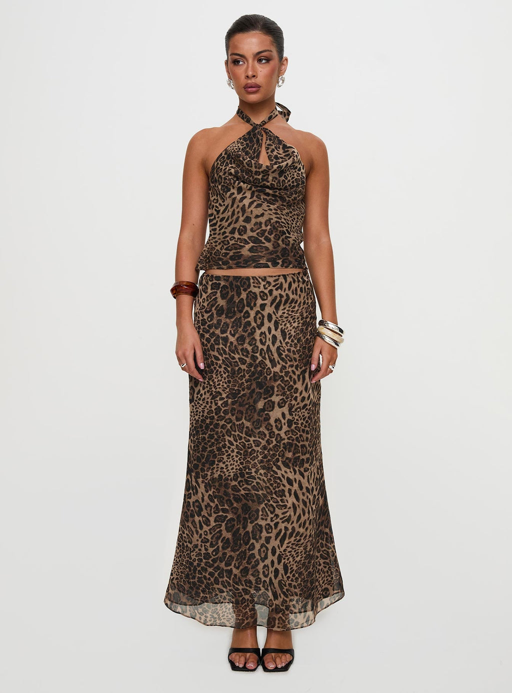 Eleganza Top Leopard Petite
