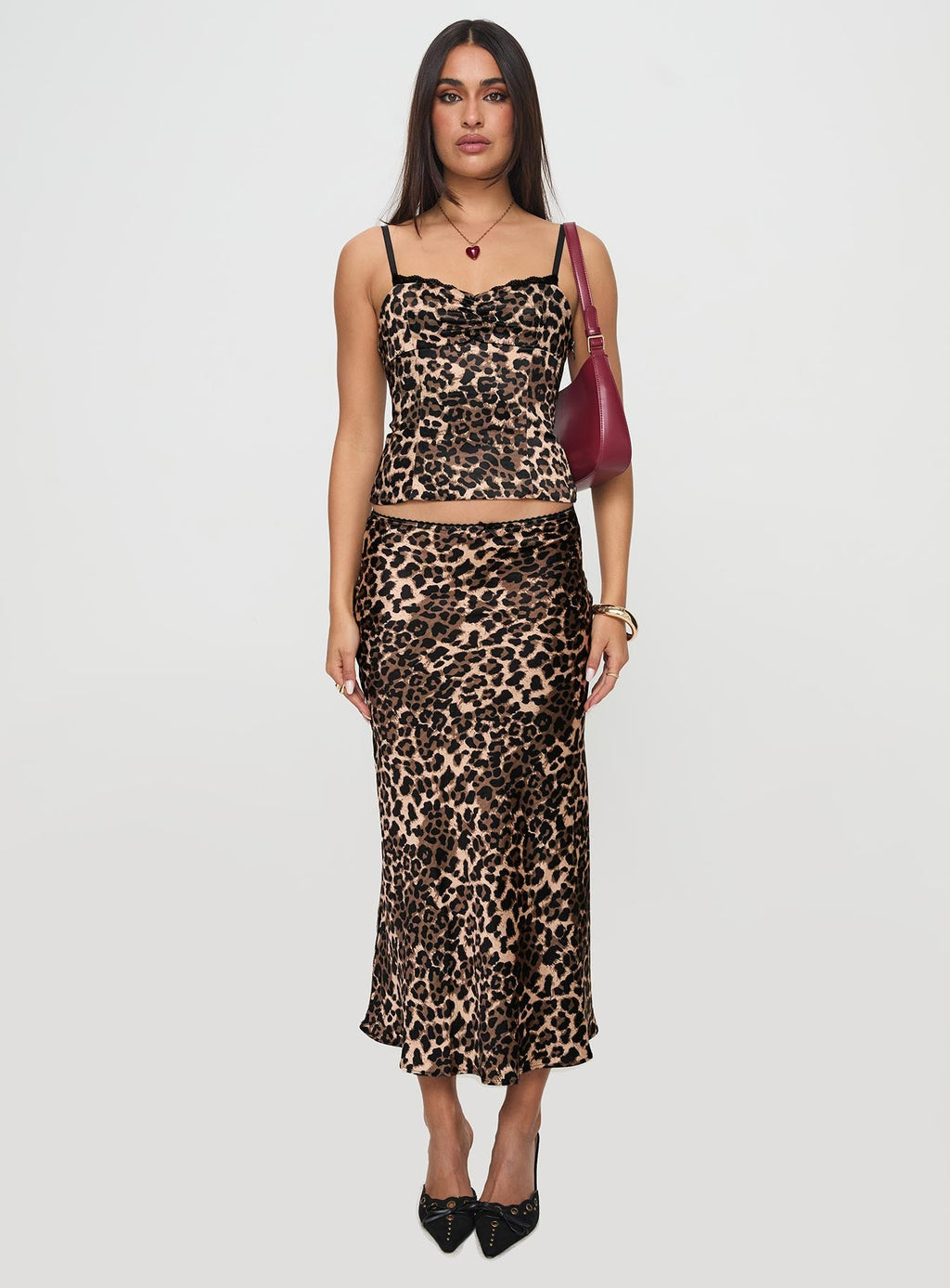 Enigmatic Cami Top Leopard