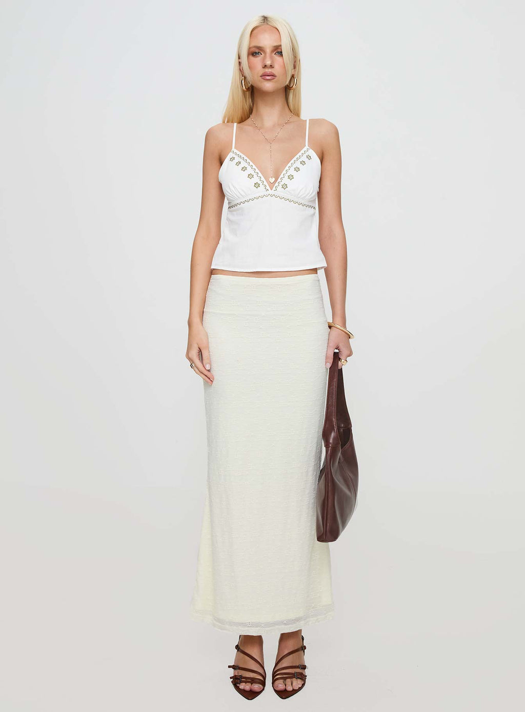 Honey Honey Top White
