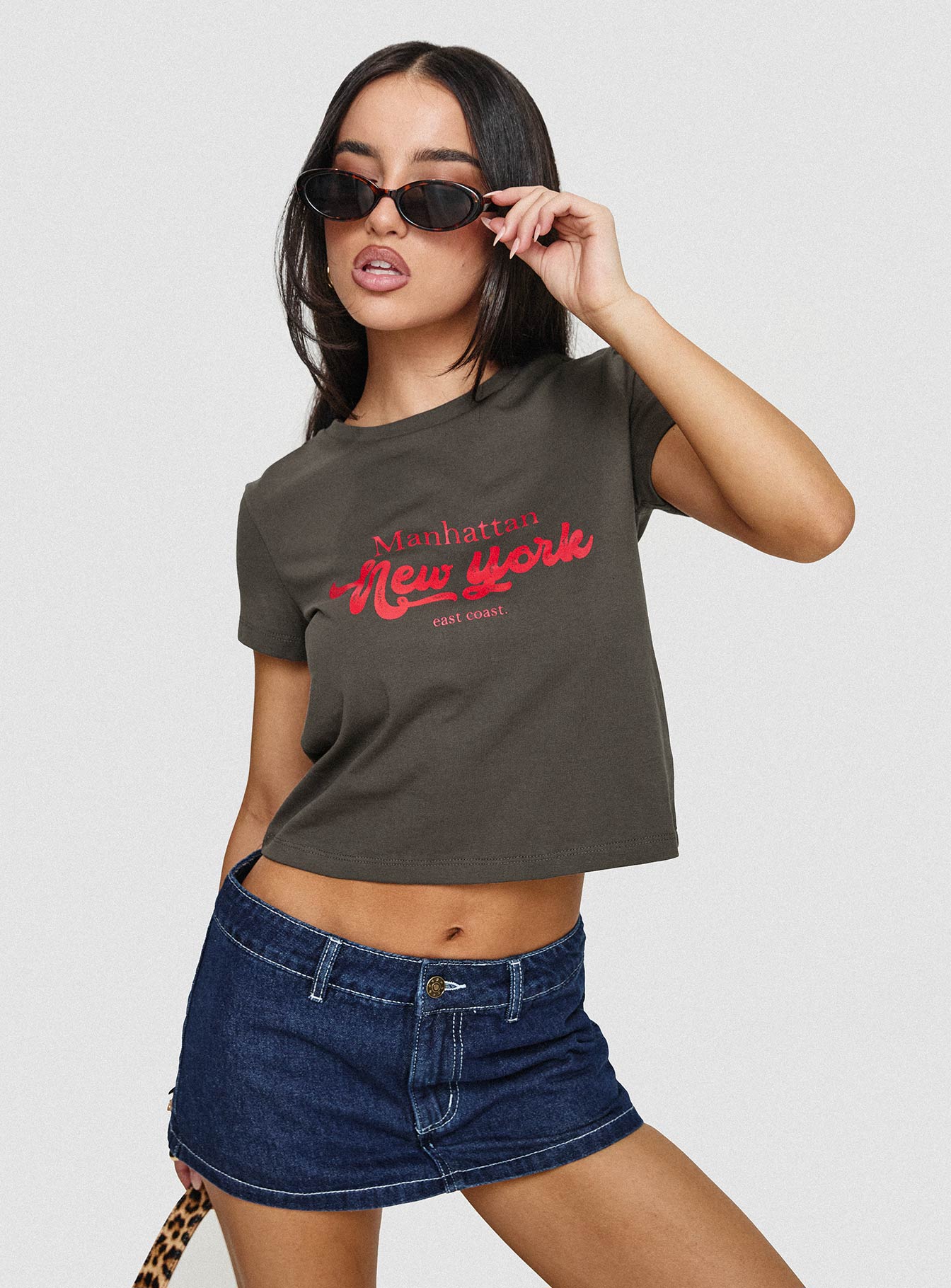 East Coast Nyc Tee Charcoal