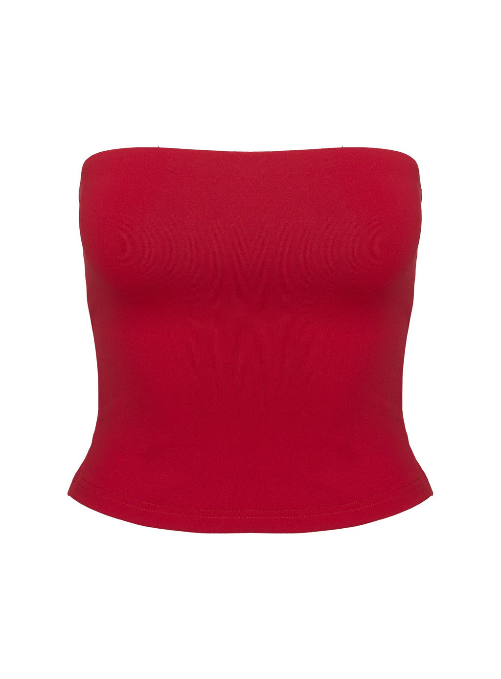 Aurorah Strapless Top Red