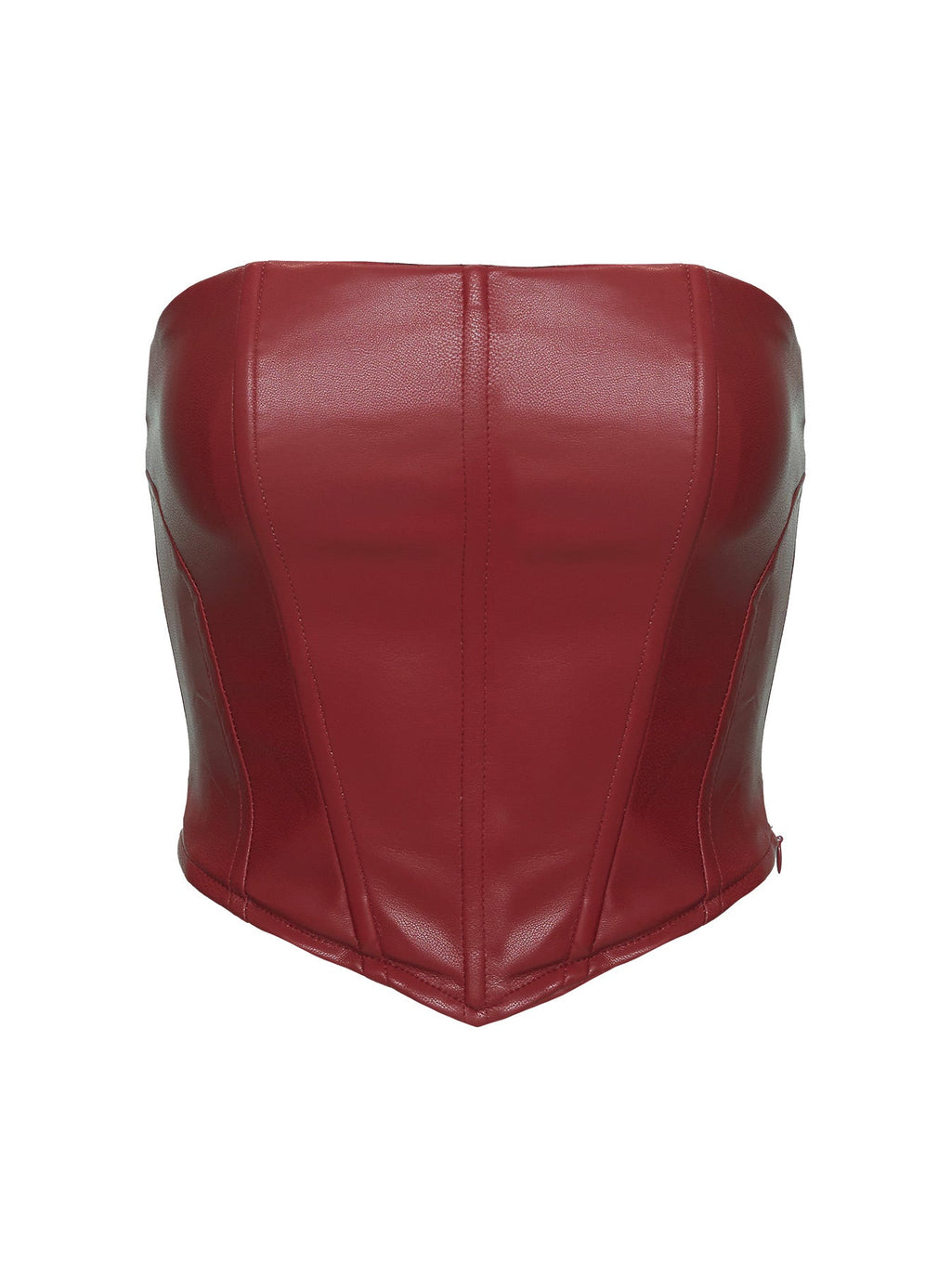 Batesville Strapless Top Red