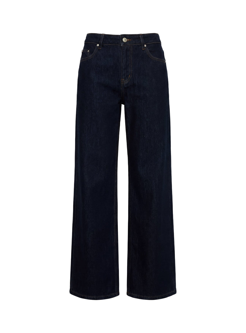 Ellanor Low Rise Straight Leg Jeans Indigo Blue