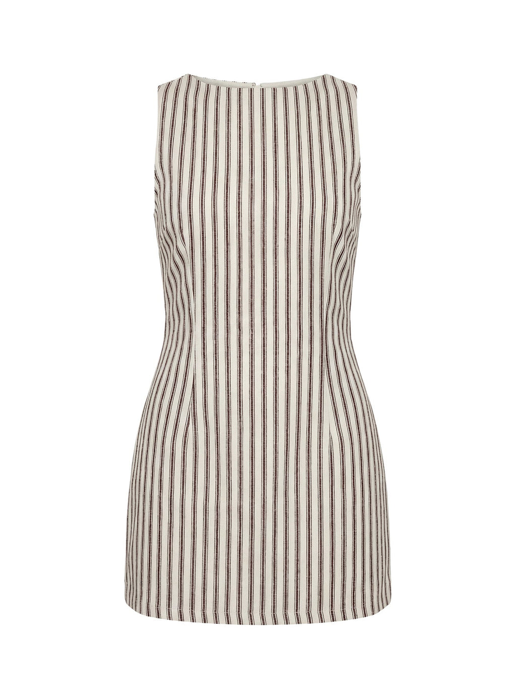 Yumiko Romper Brown Stripe Tall