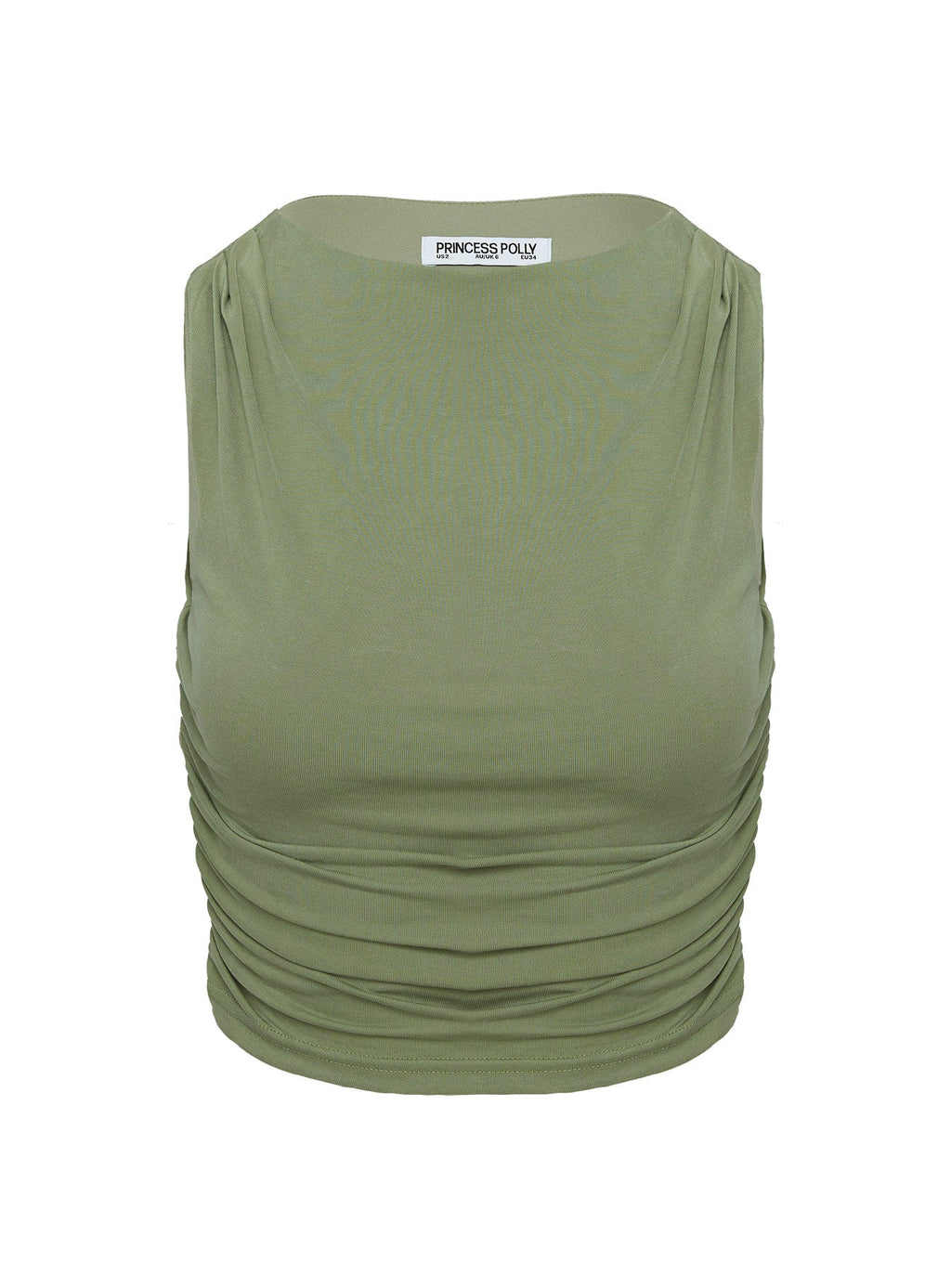 Hold Em High Neck Top Green