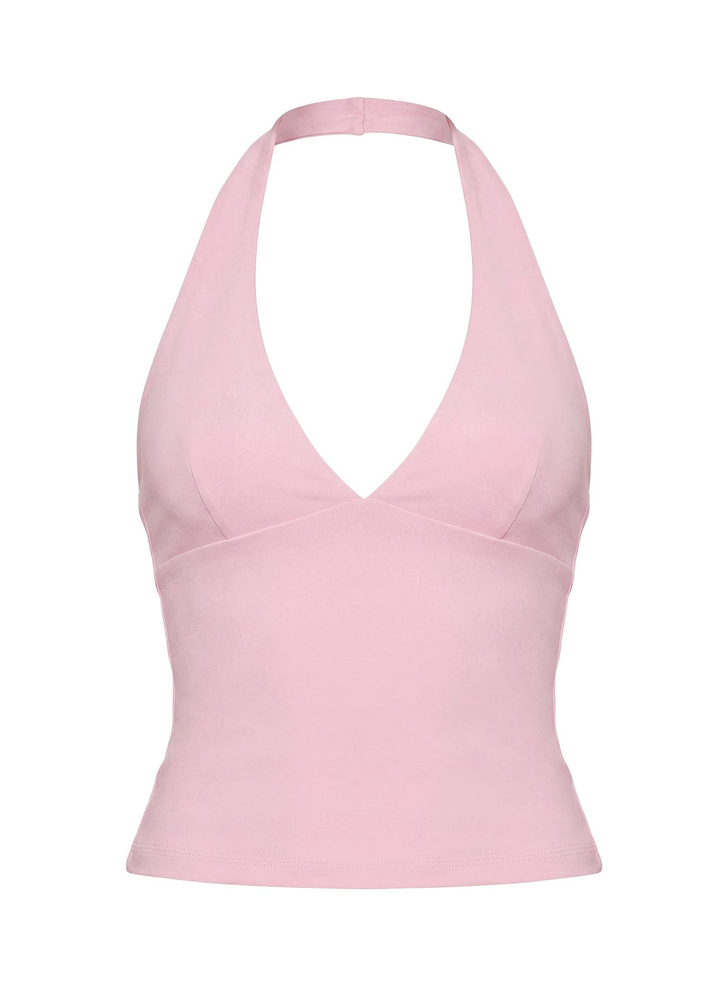 Habitual Active Longline Plunge Neck Tank Top Pink