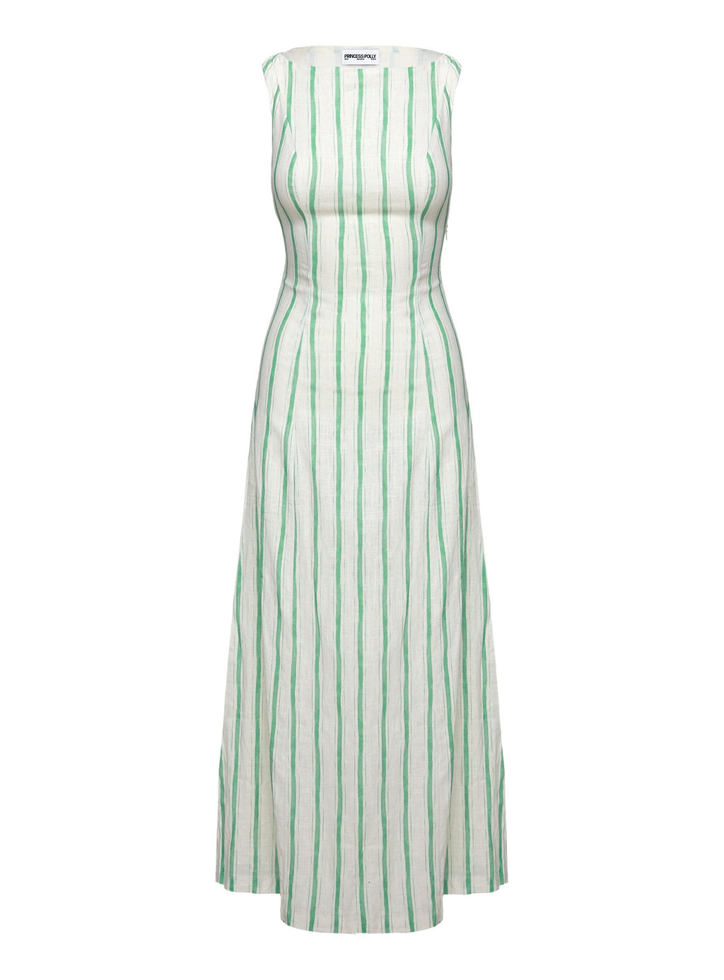 Lewisa Maxi Dress Green Stripe Tall