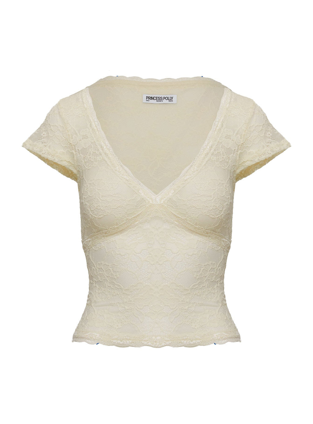 Most Ardently Lace Top Cream