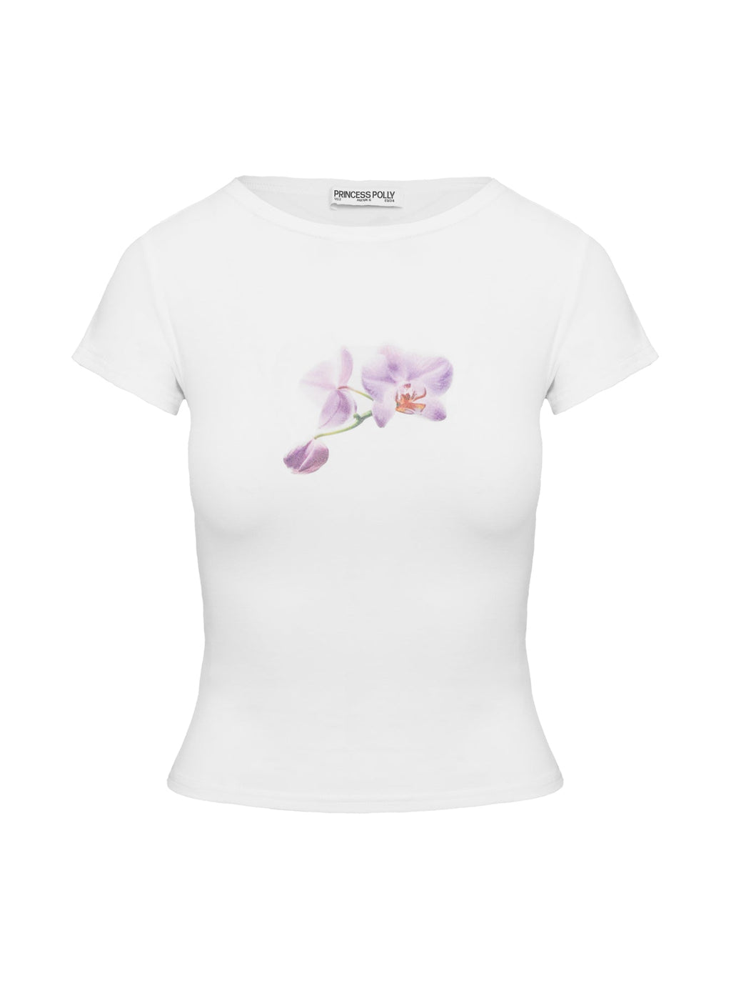 New Light Graphic Top White